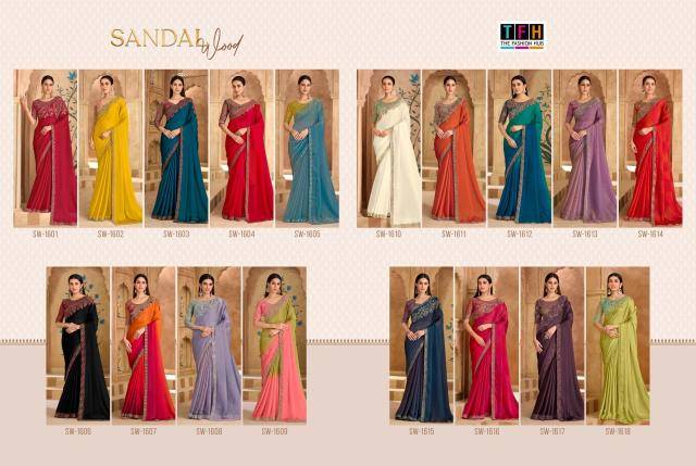 Tfh sandal wood vol-16 Bulk saree dealers in India